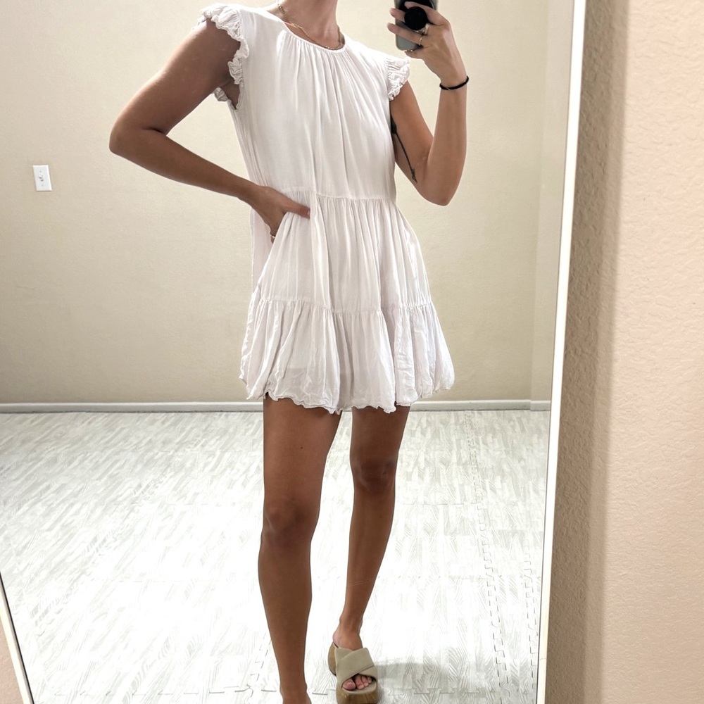 Wilfred Aritzia Baby Doll Mini Dress